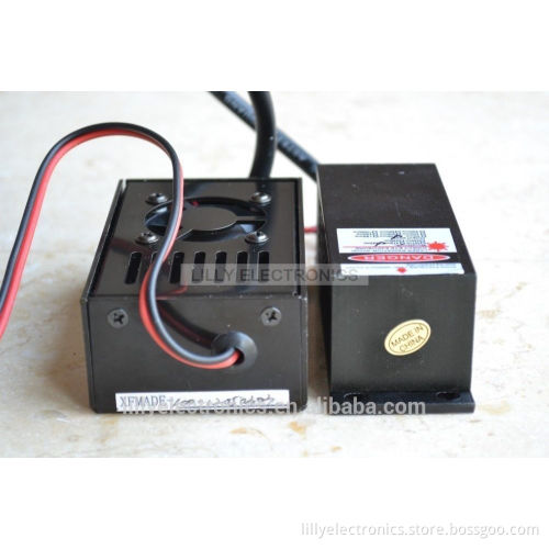 532nm 100mw DPSS Laser Module with TTL + Fan Cooling+ Power Supply 110V-220V